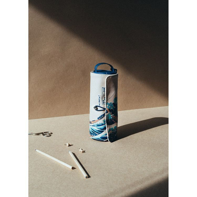 Κασετίνα βαρελάκι Japanese Art Hokusai