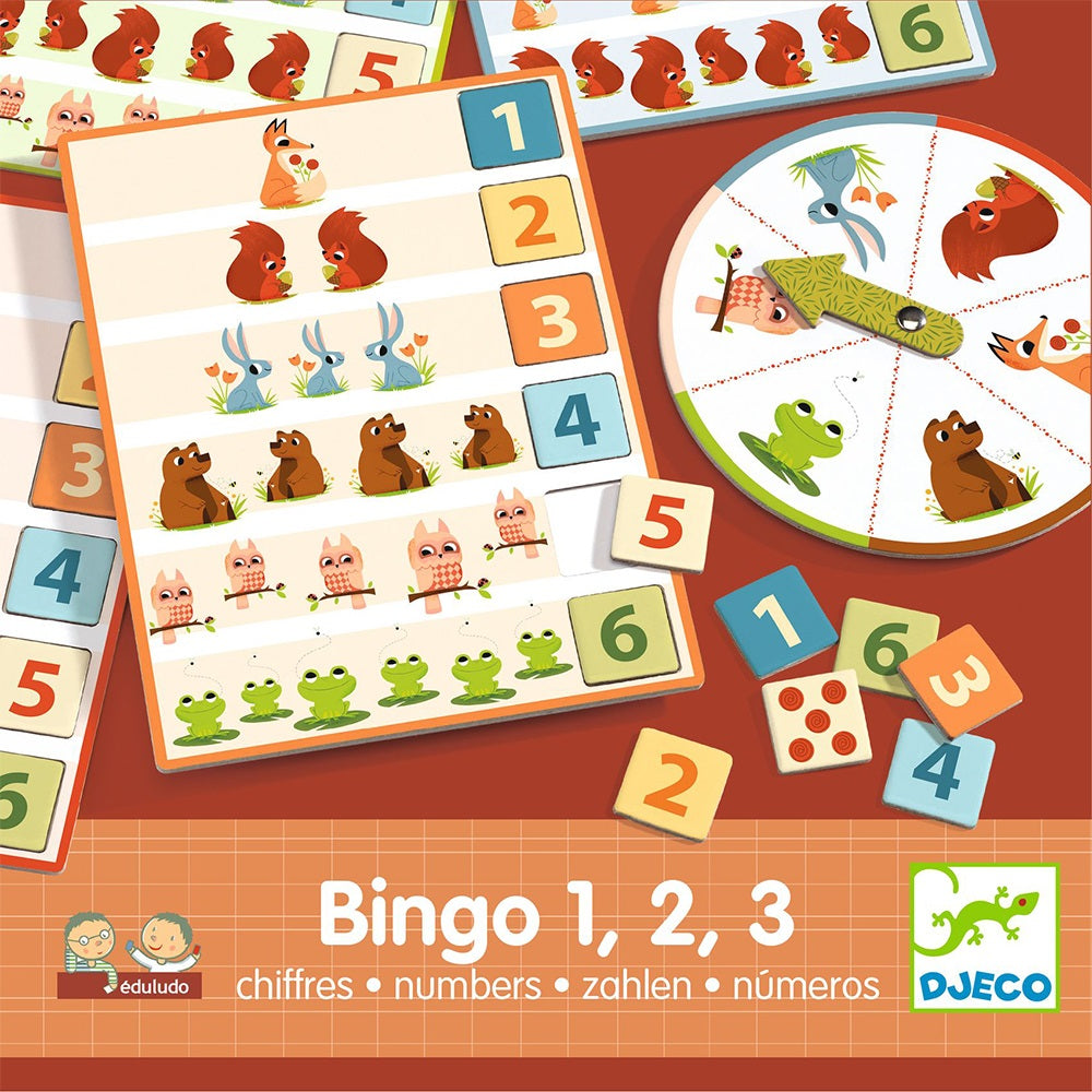 Εκπαιδευτικό παιχνίδι Eduludo "Bingo 1,2,3"