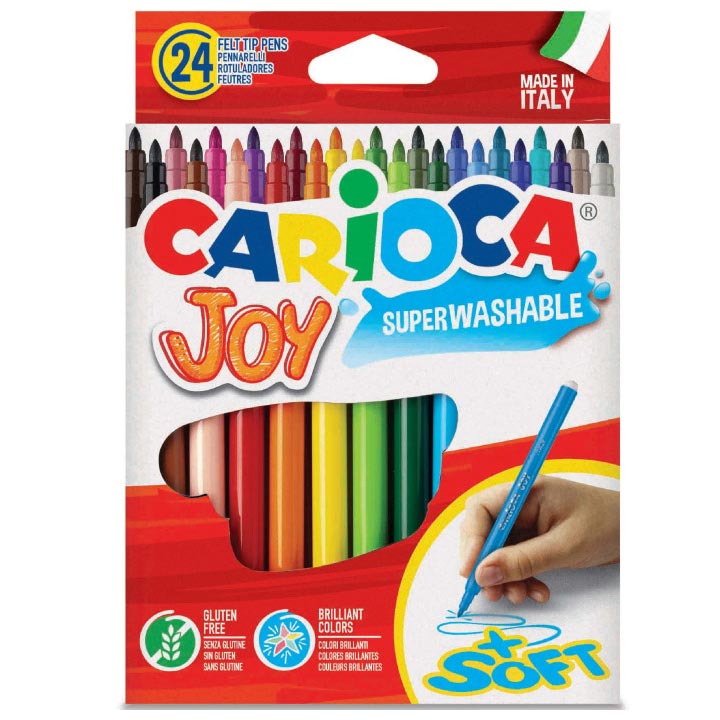 Μαρκαδόροι Carioca Joy 24 χρώματα