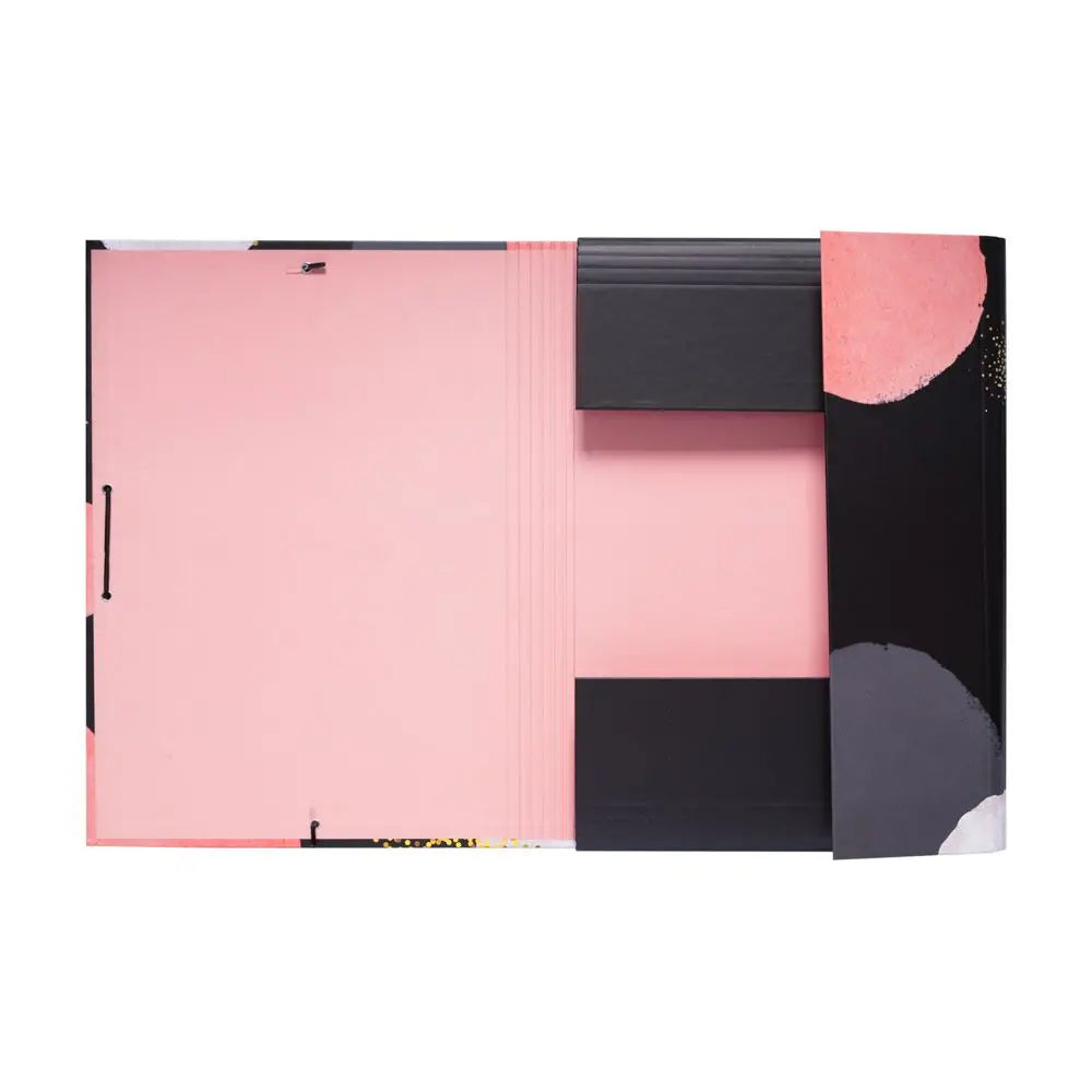 Φάκελος με λάστιχο A4, Glitter Gold Dreams