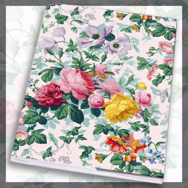 Τετράδιο Α5 καρφίτσα - Λουλούδια