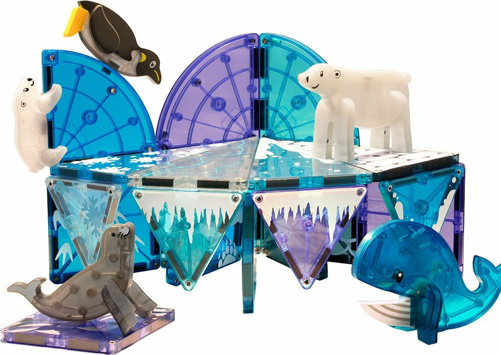 Μαγνητικό Παιχνίδι Arctic Animals 25 κομματιών Magna-Tiles