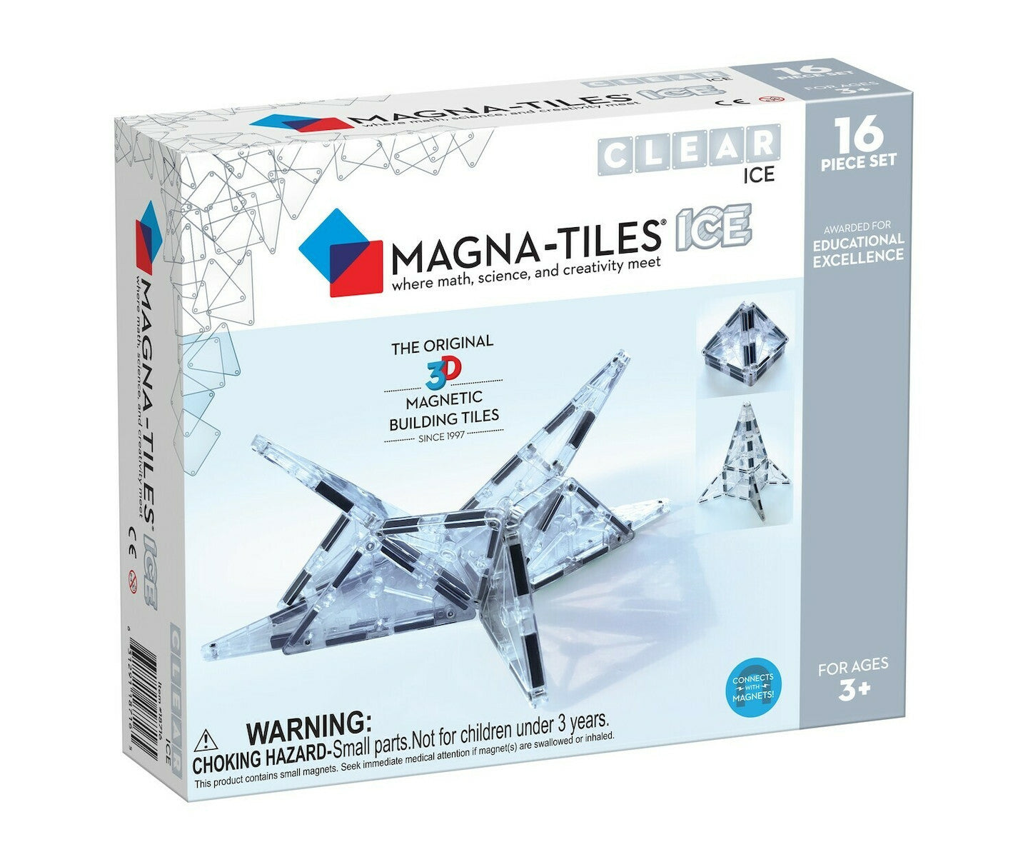 Μαγνητικό Παιχνίδι 16 κομματιών Ice Magna-Tiles