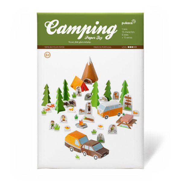 Κατασκευάζω camping στη φύση από χαρτί