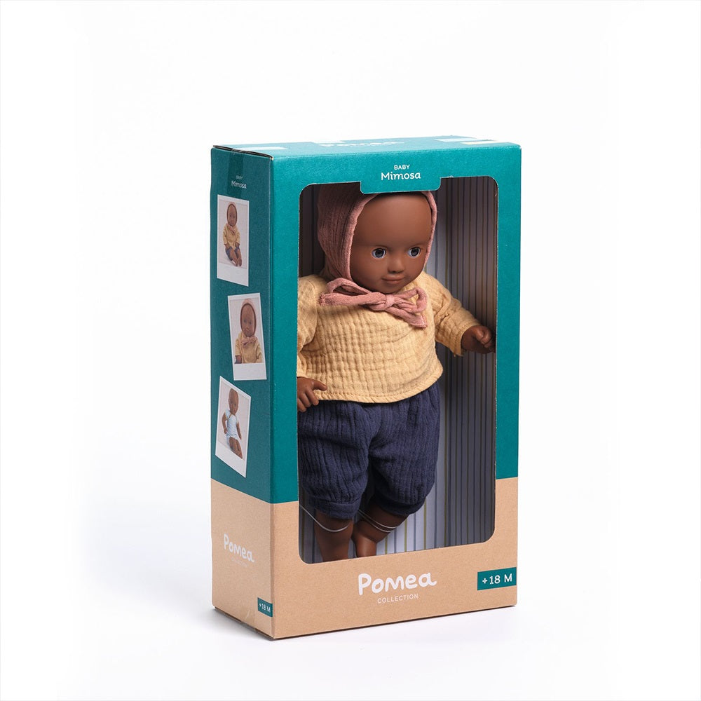Κούκλα βινυλίου μωρό "Mimosa" 32 εκ.