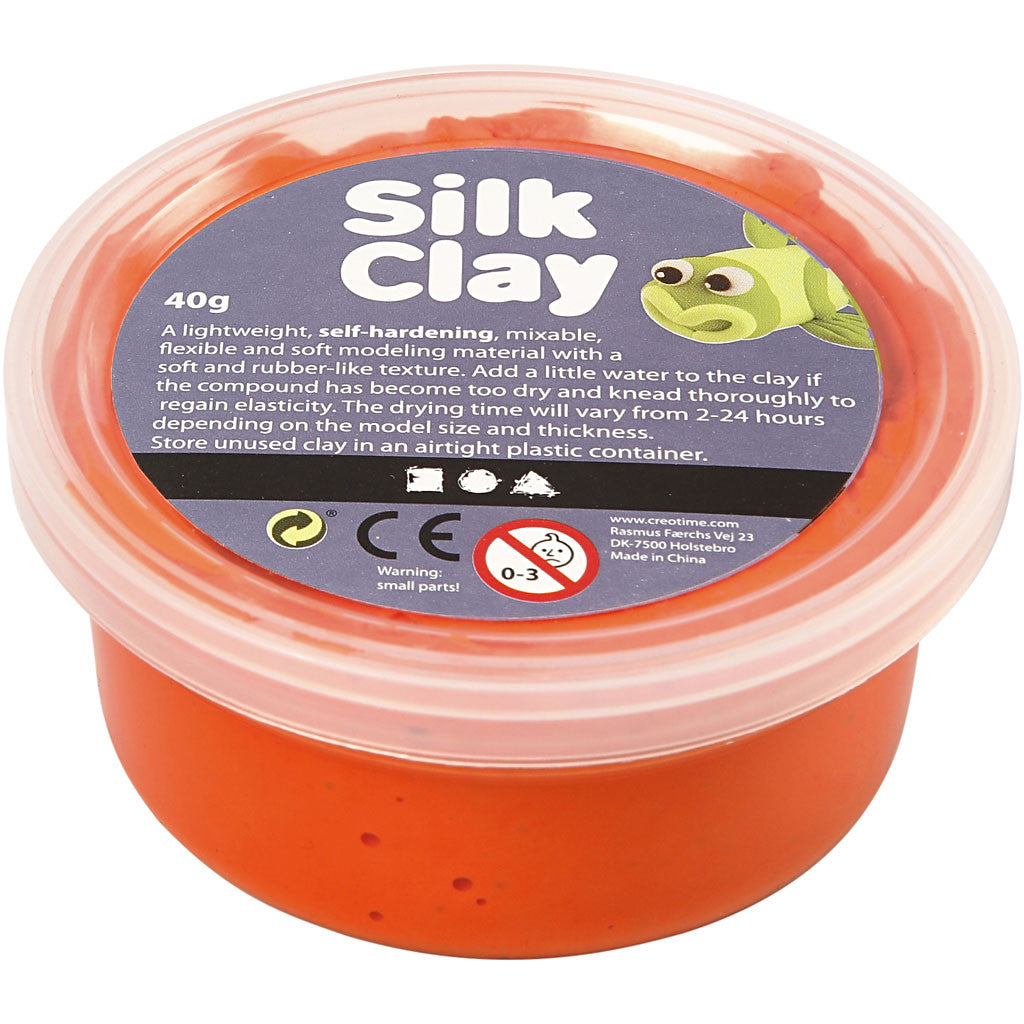 Silk clay πορτοκαλί, 40 γρ.