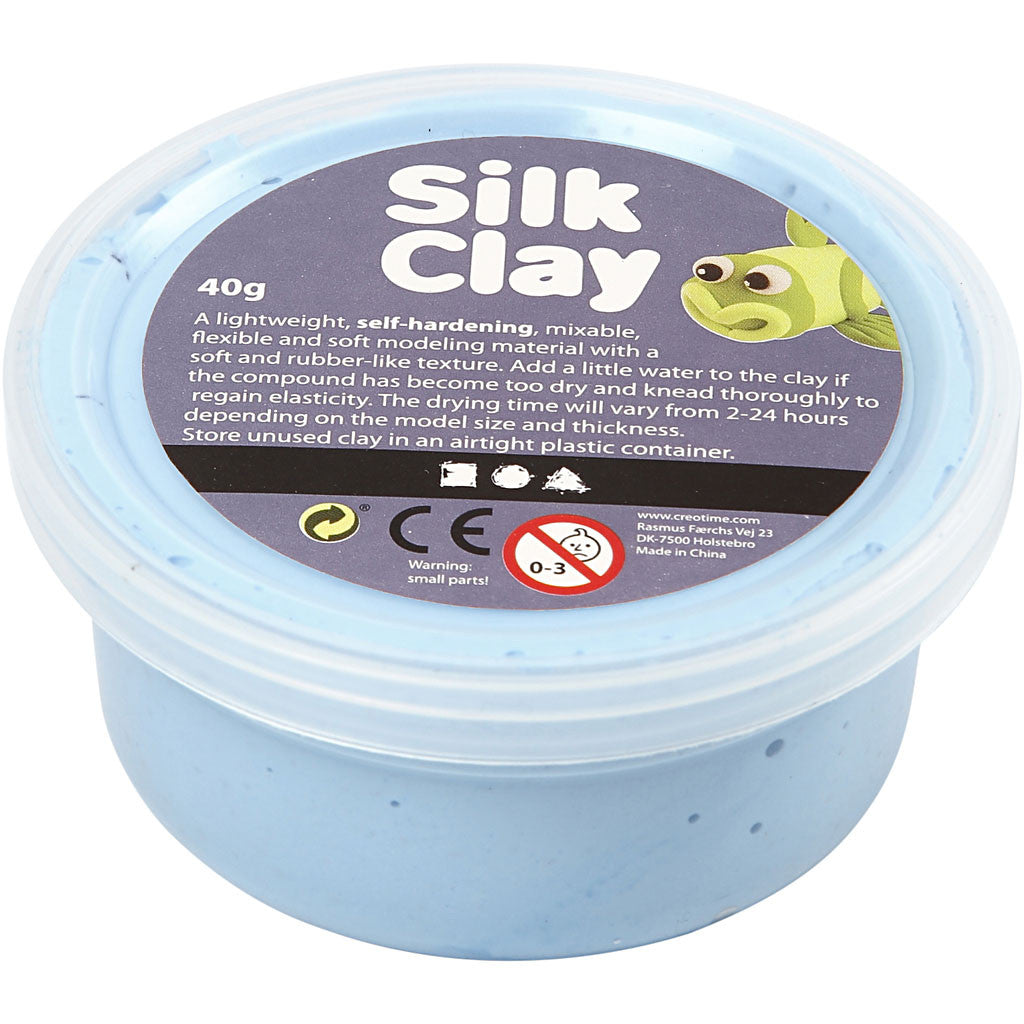 Silk clay γαλάζιο, 40 γρ.