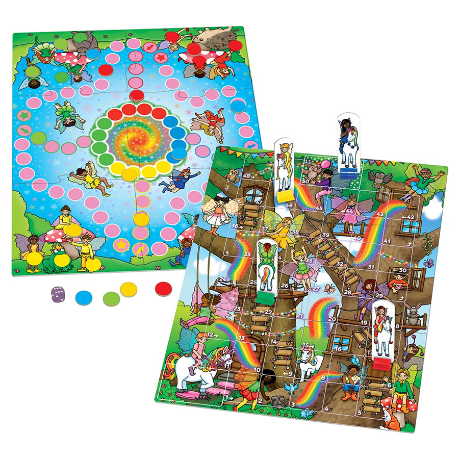 Fairy Snakes and Ladders & Ludo