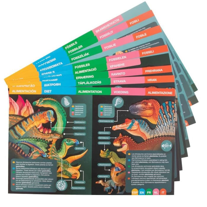 Apli Kids Μαγνητικό παιχνίδι - Δεινόσαυροι