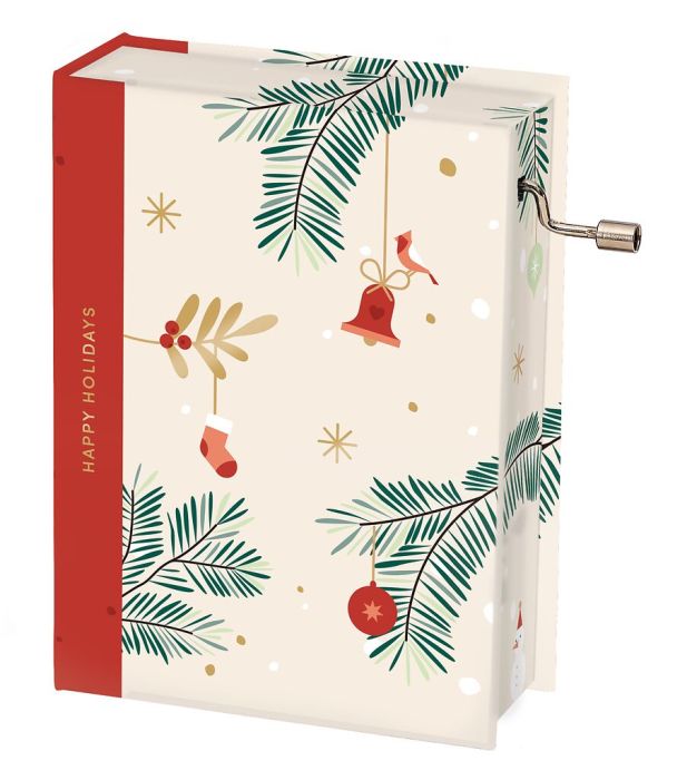 Χριστουγεννιάτικο μουσικό κουτί-βιβλίο