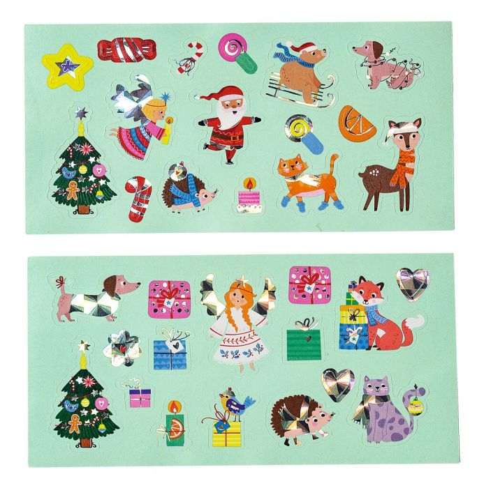 Χριστουγεννιάτικα αυτοκόλλητα σε ρολό "Φίλοι των Χριστουγέννων"