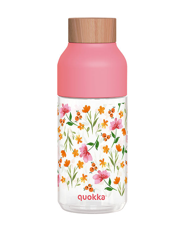 Πλαστικό μπουκάλι νερού 570ml Ice - Pink Flowers