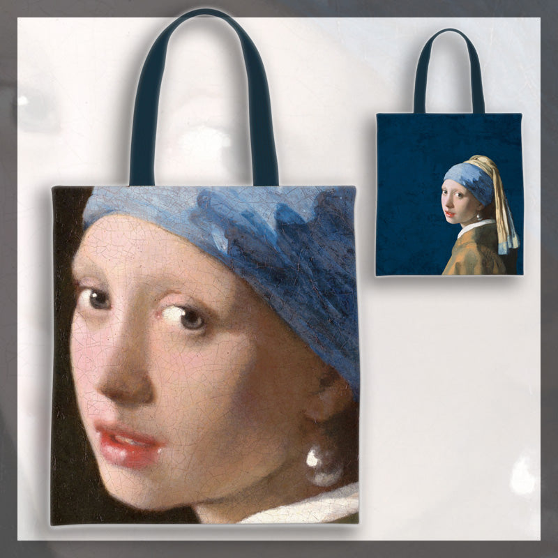 Shopping bag-art "Κορίτσι με το σκουλαρίκι" Vermeer