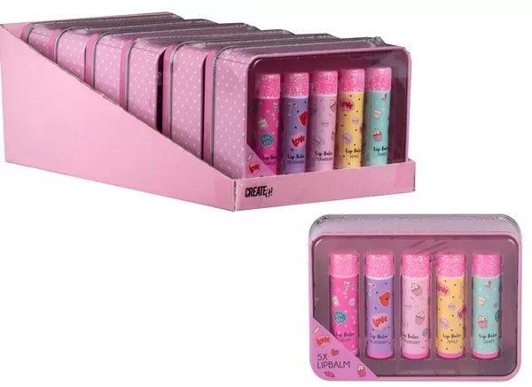 Σετ 5 λιποζάν σε μεταλλική κασετίνα