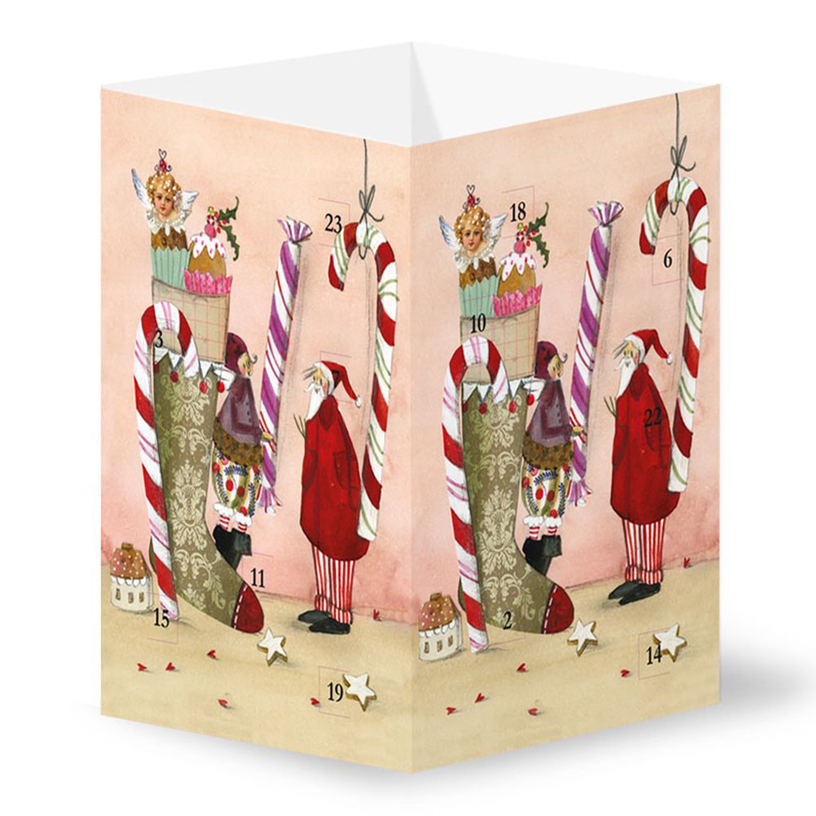 Τρισδιάστατο ημερολόγιο αντίστροφης μέτρησης - Χριστουγεννιάτικα Γλυκά