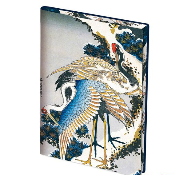Le Musee σημειωματάριο Α5 ριγέ - Hokusai Grues