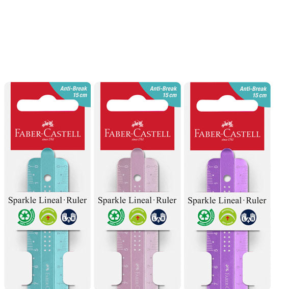 Χάρακας 15cm Sparkle Faber-Castell