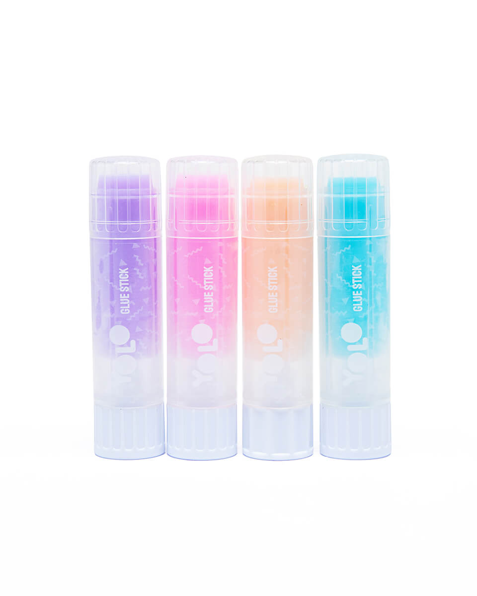 4 χρωματιστές κόλλες pastel σε stick
