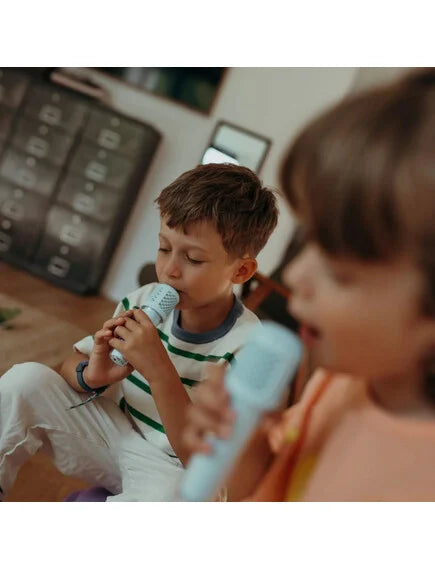 Σετ karaoke με ηχείο και 2 μικρόφωνα - Επαναφορτιζόμενο