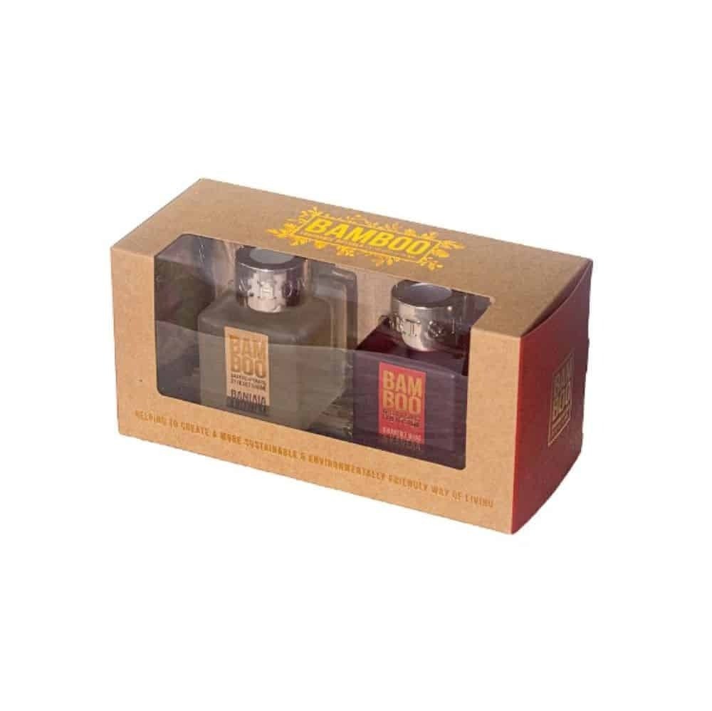 Σετ με 2 διαχυτές, 40ml - Μήλο/Κανέλα - Βανίλια/Μπαχαρικά