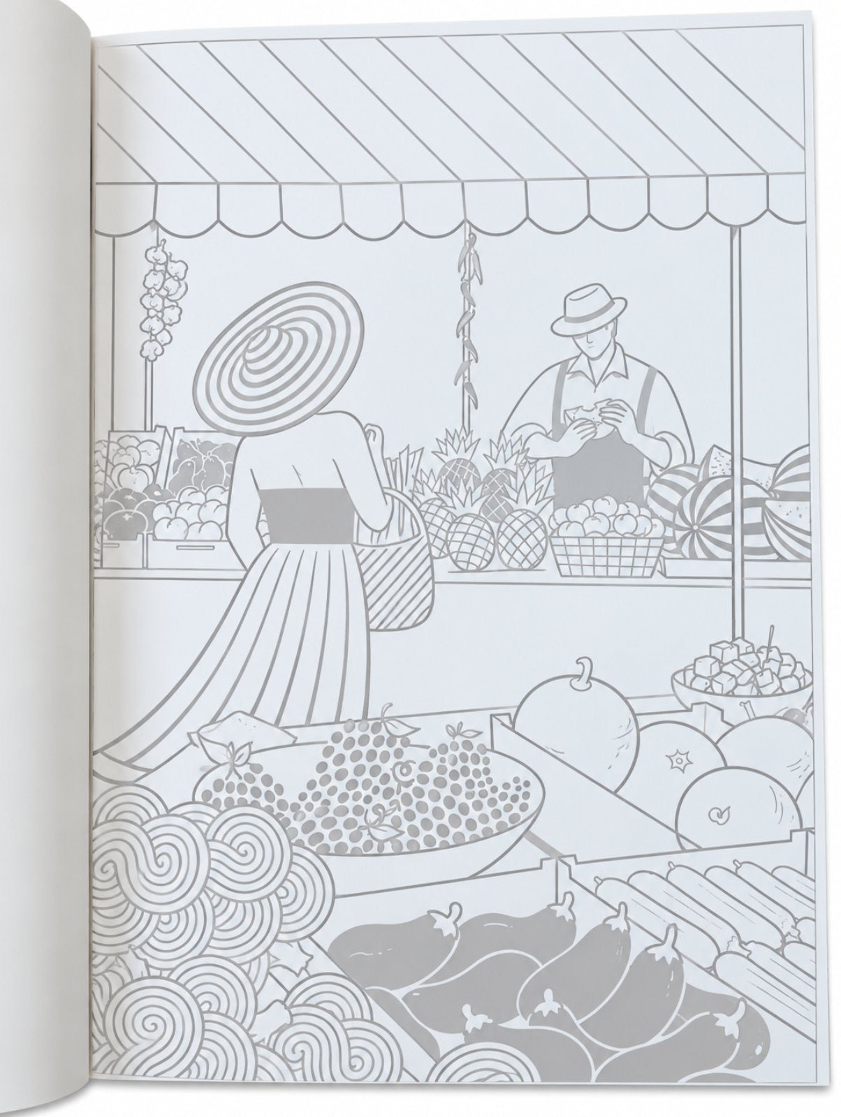 Drawing & Colouring Book - Summertime