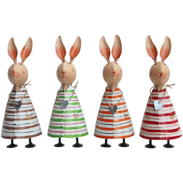 Διακοσμητικά κουνελάκια μεταλλικά (24εκ.)