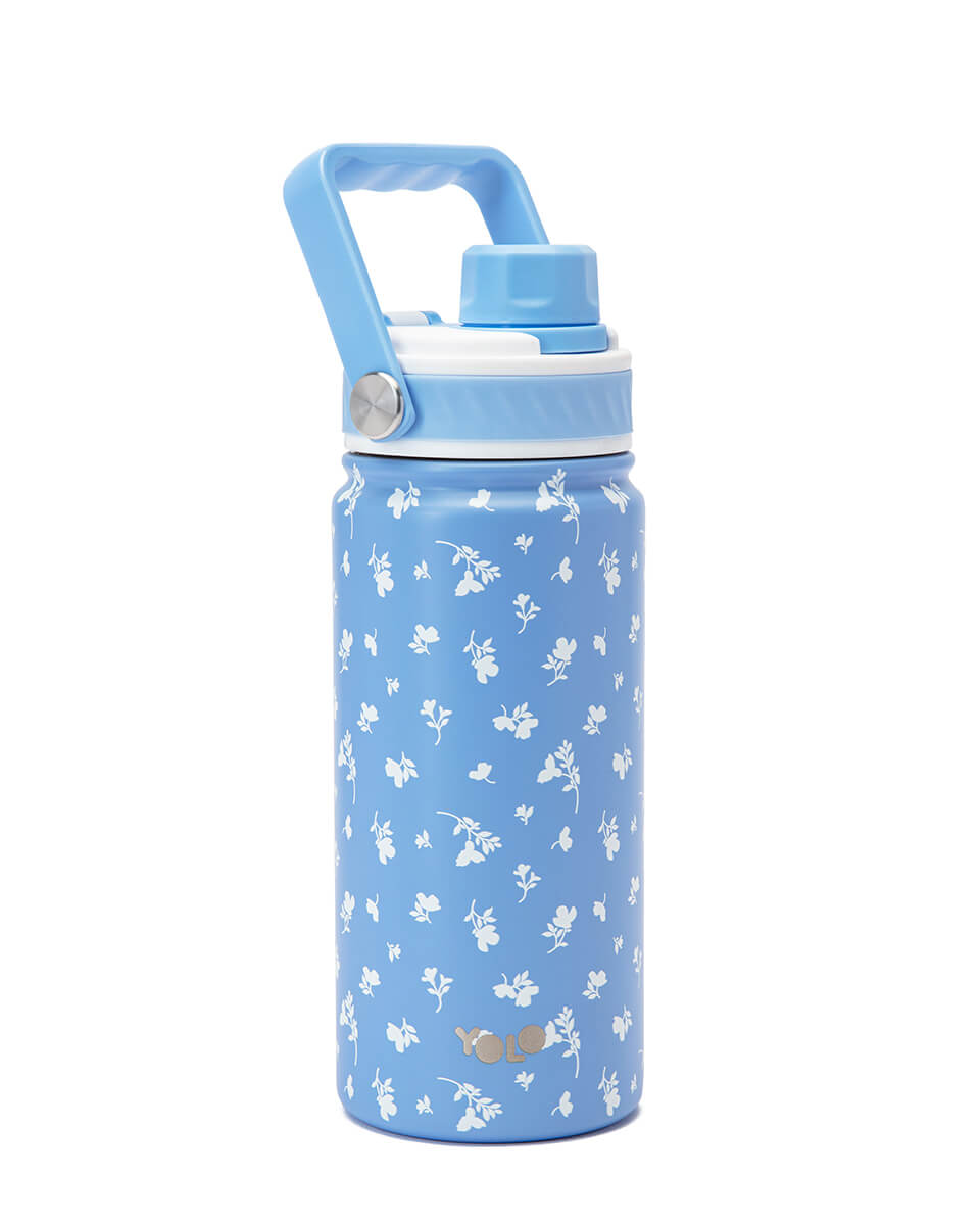 Μεταλλικό θερμός με λαβή 500ml "Blue Garden"