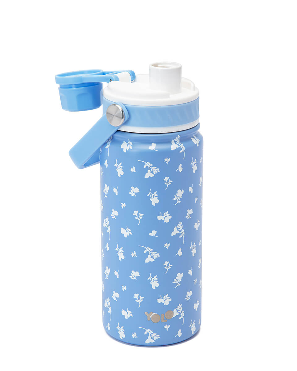 Μεταλλικό θερμός με λαβή 500ml "Blue Garden"