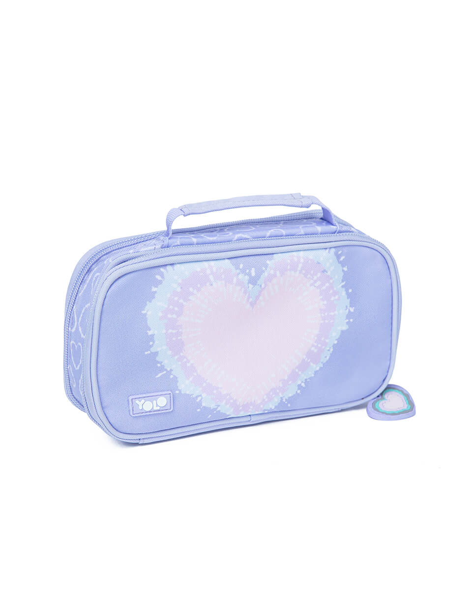 Κασετίνα βαλίτσα "Heart Tie Dye"
