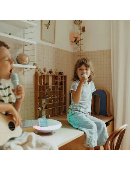 Σετ karaoke με ηχείο και 2 μικρόφωνα - Επαναφορτιζόμενο