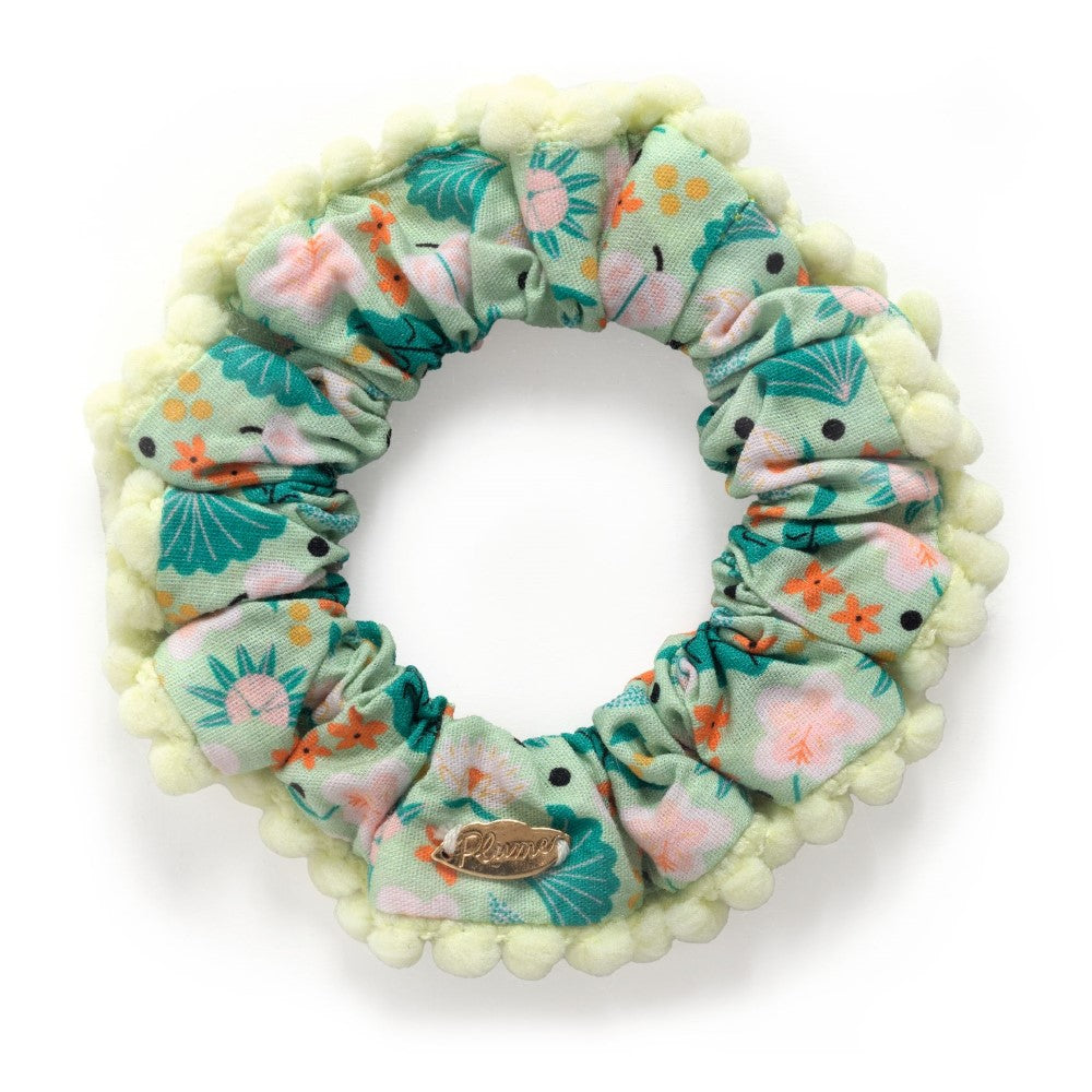 Λαστιχάκι μαλλιών scrunchie λουλούδια "Billy"