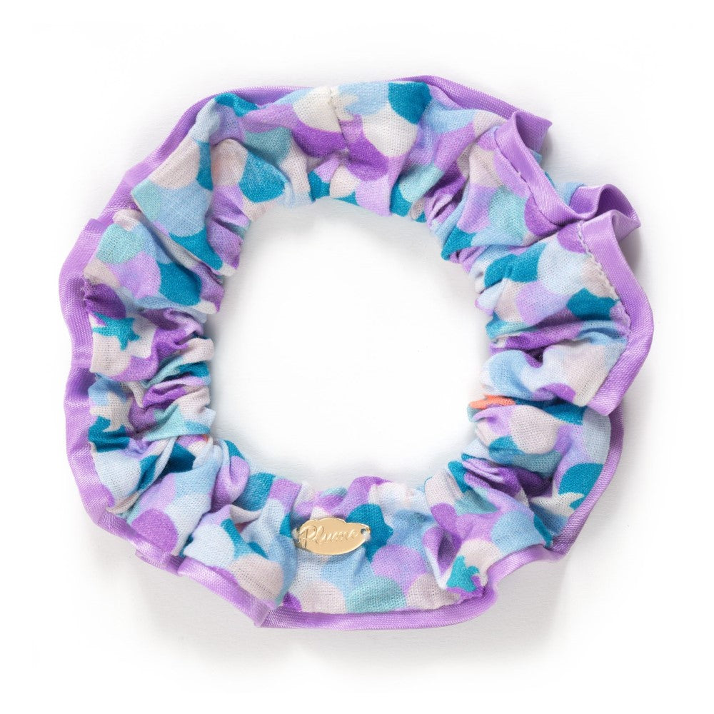 Λαστιχάκι μαλλιών scrunchie μωβ "Uhaina"