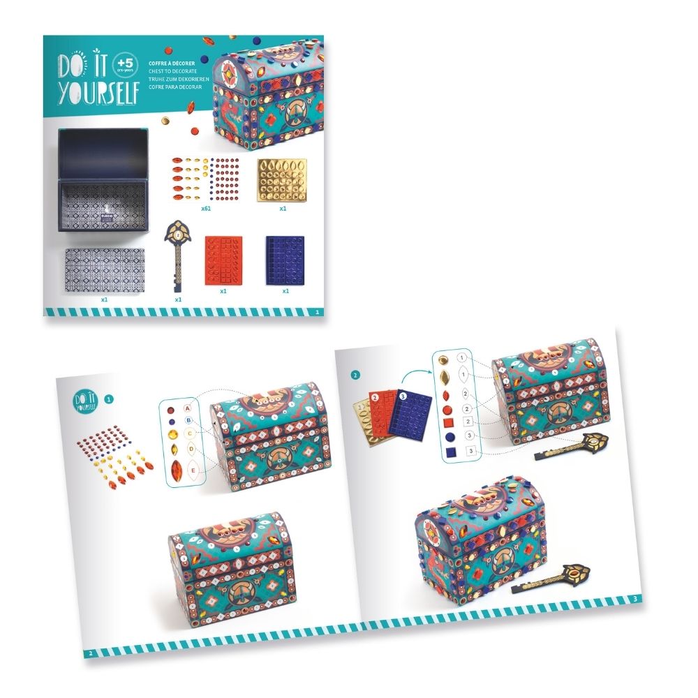 Διακοσμώ σεντούκι πολύτιμων αντικειμένων με κλειδί