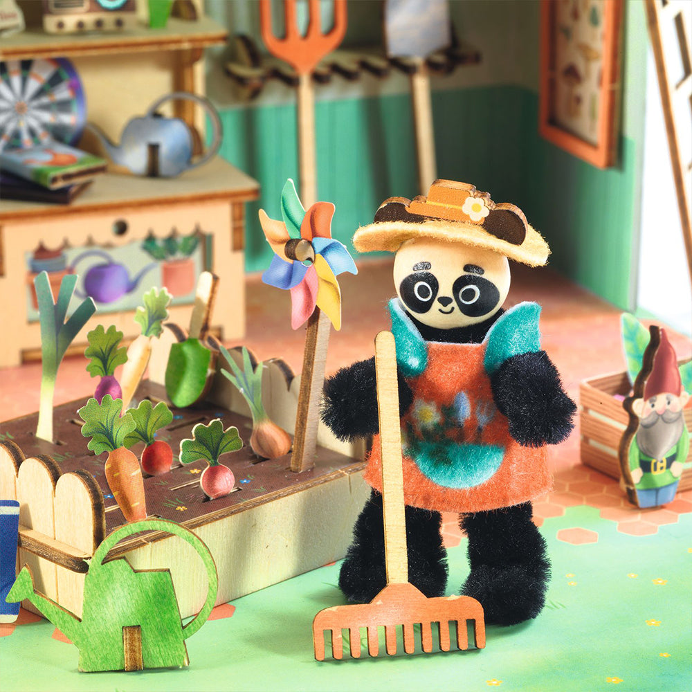 Κατασκευάζω και χρωματίζω κουκλόσπιτο-βαλιτσάκι "Olive"