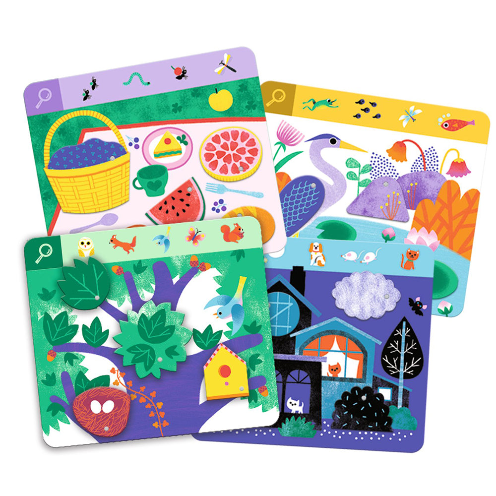 Εκπαιδευτικό παιχνίδι παρατήρησης "Ζωάκια"