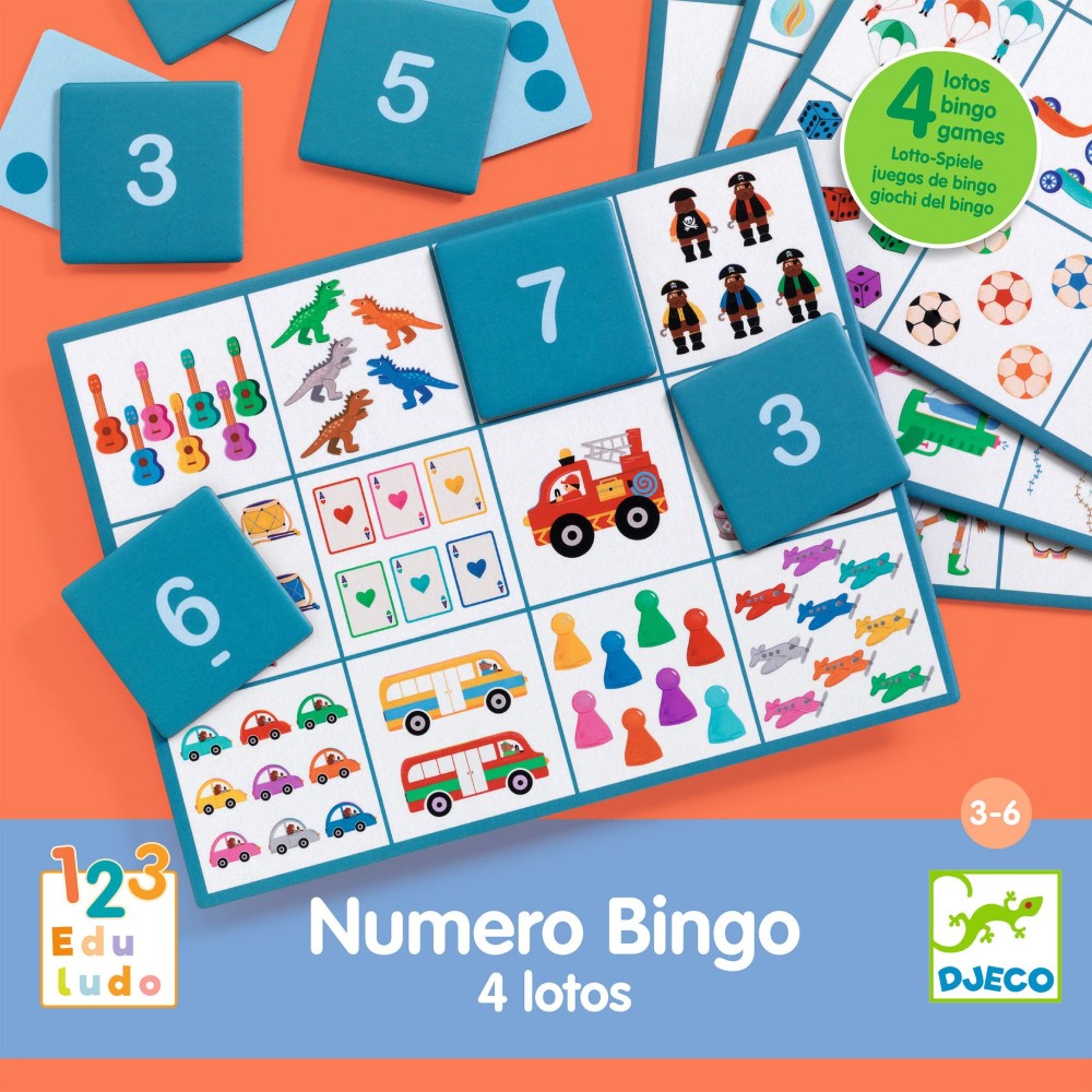 Εκπαιδευτικό παιχνίδι Bingo με αριθμούς