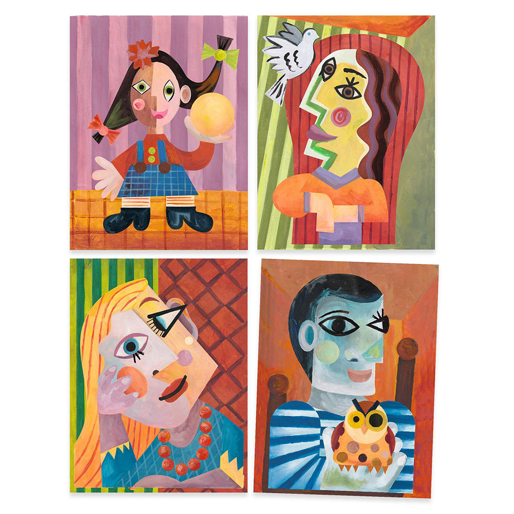 Inspired by Picasso - Κολάζ, Κυβισμός, Πορτραίτα