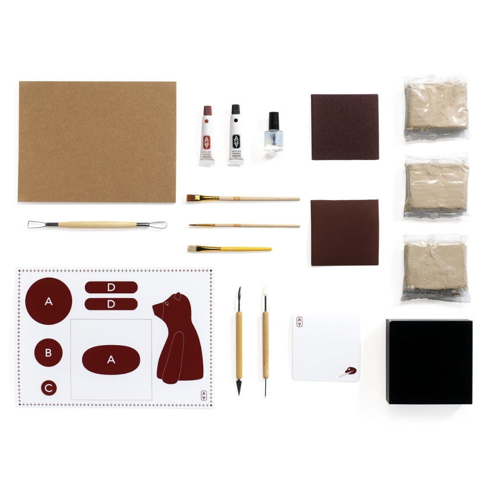 Σετ γλυπτικής με πηλό "Αρκουδάκι"