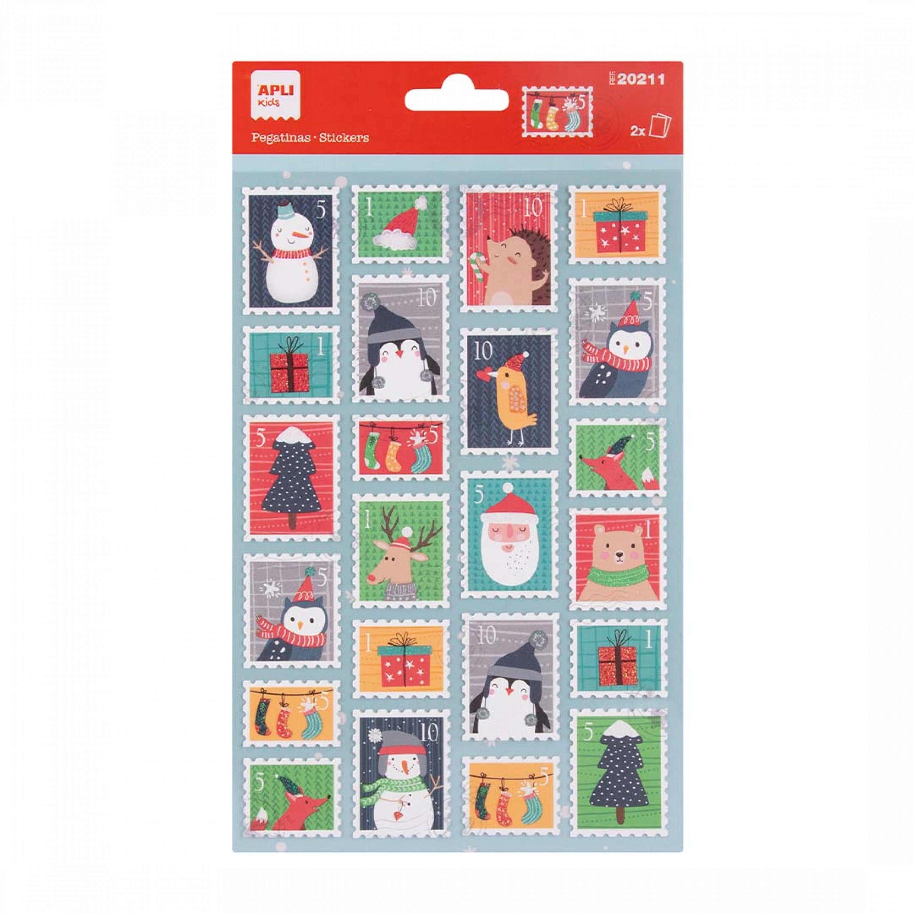 Χριστουγεννιάτικα αυτοκόλλητα - Σφραγίδες