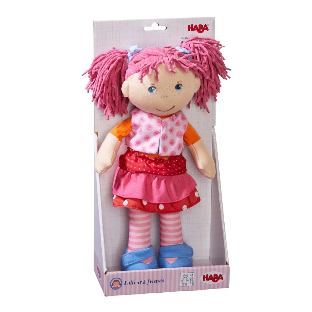 Πάνινη κούκλα Lilli-Lou, 30εκ.