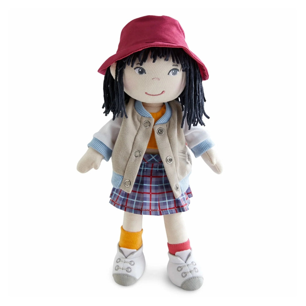 Πάνινη κούκλα Yuki, 30εκ.