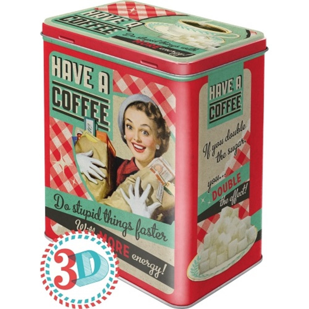 Nostalgic μεταλλικό κουτί μεγάλο "Have A Coffee"