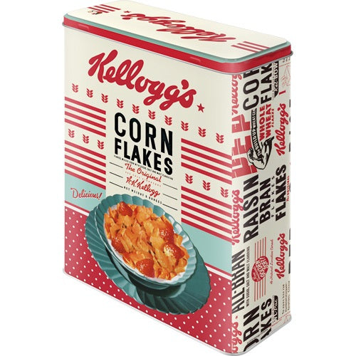 Nostalgic μεταλλικό κουτί γίγας Kellogg's "Girl Corn Flakes Collage"