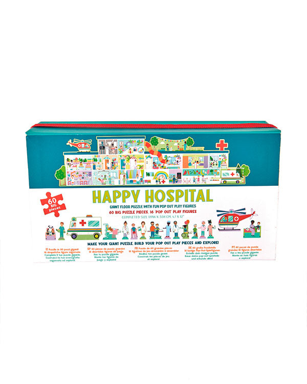 Παζλ δαπέδου "Happy Hospital" με pop out φιγούρες