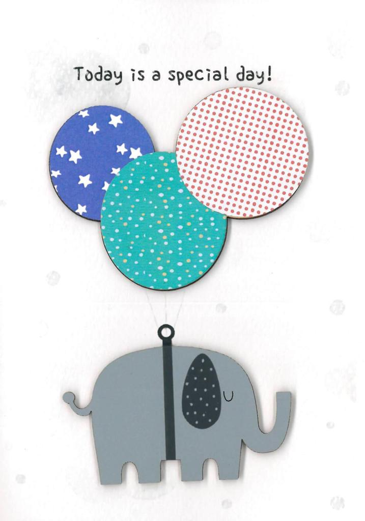 Ευχετήρια κάρτα "Today is a special day!"