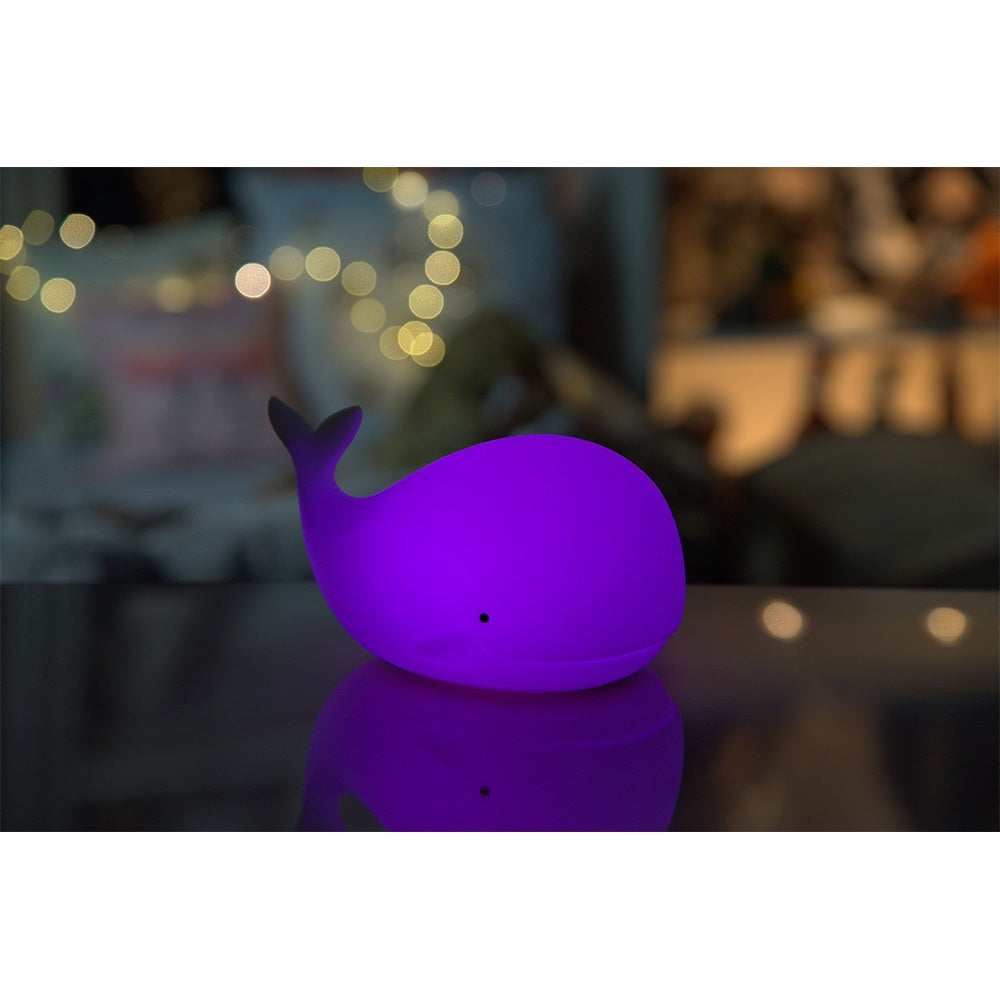 Φωτιστικό Νυκτός με τηλεχειριστήριο "Λευκή φάλαινα"