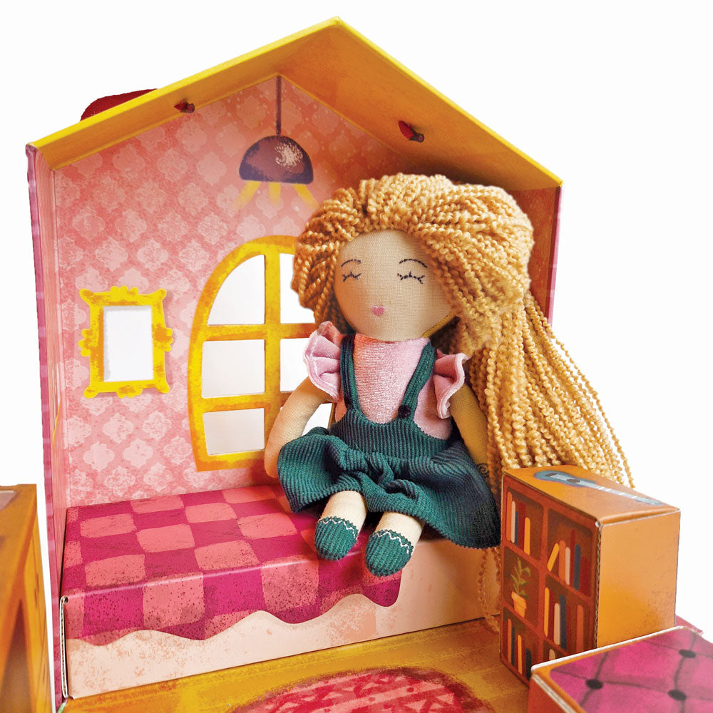 Κουκλόσπιτο με υφασμάτινη κούκλα "Άννη"
