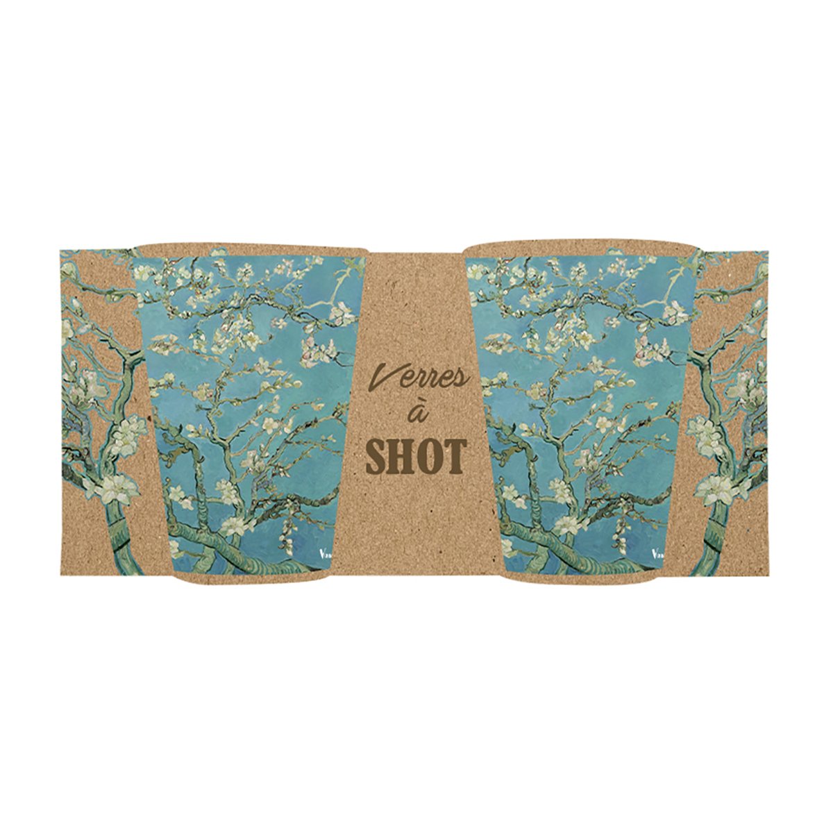 Σετ 2 σφηνάκια “Les Amandiers” Van Gogh