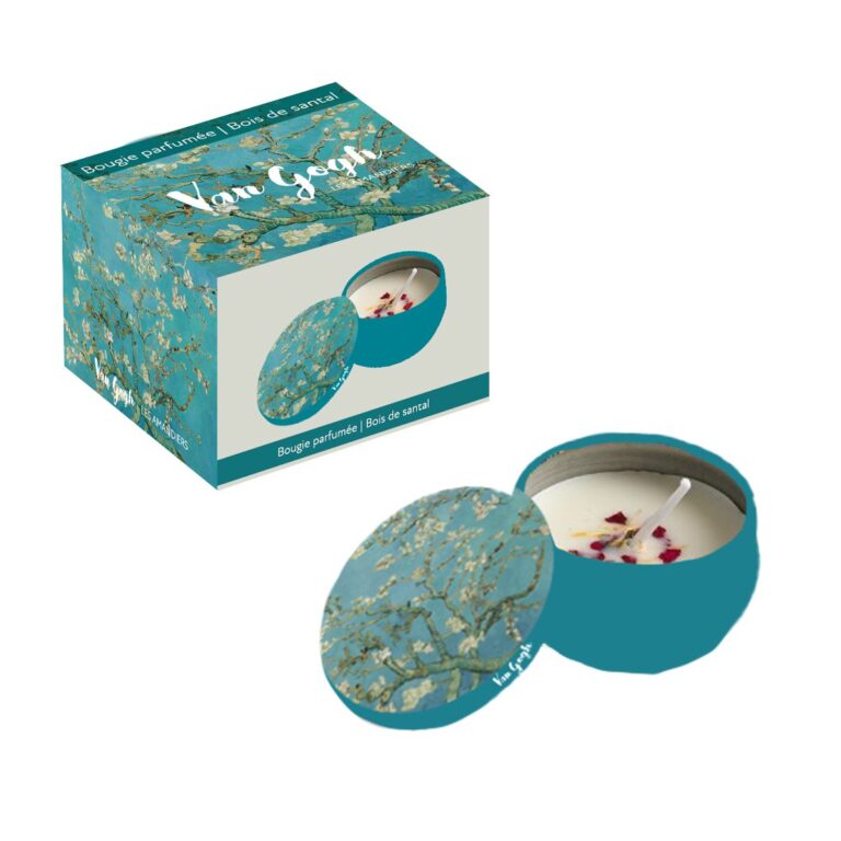 Αρωματικό κερί σε μεταλλικό κουτί - Les Amandiers, Van Gogh