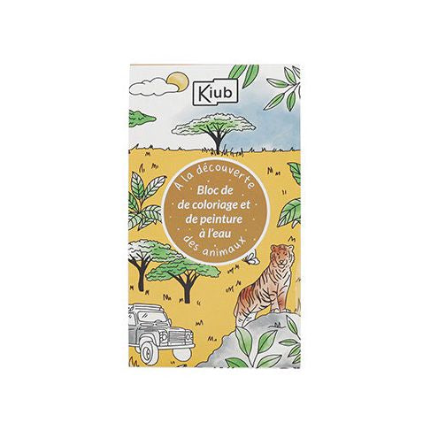 Μπλοκ ζωγραφικής Α5 με πινέλο "Petits voyageurs"